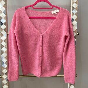 Sézane Pink Barry Cardigan